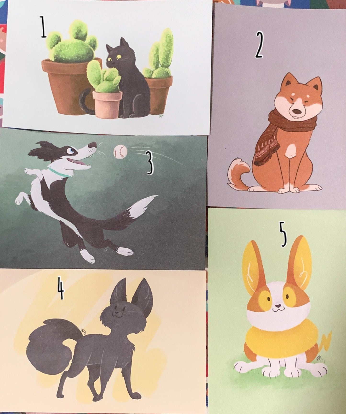Illustration Prints - Many Styles available 4x6 and 5x7