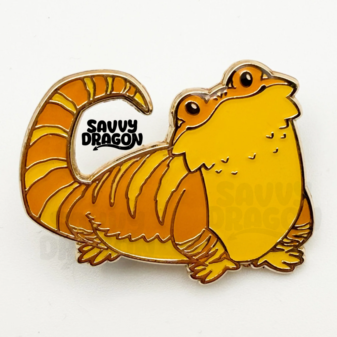 Bearded Dragon Enamel Pin