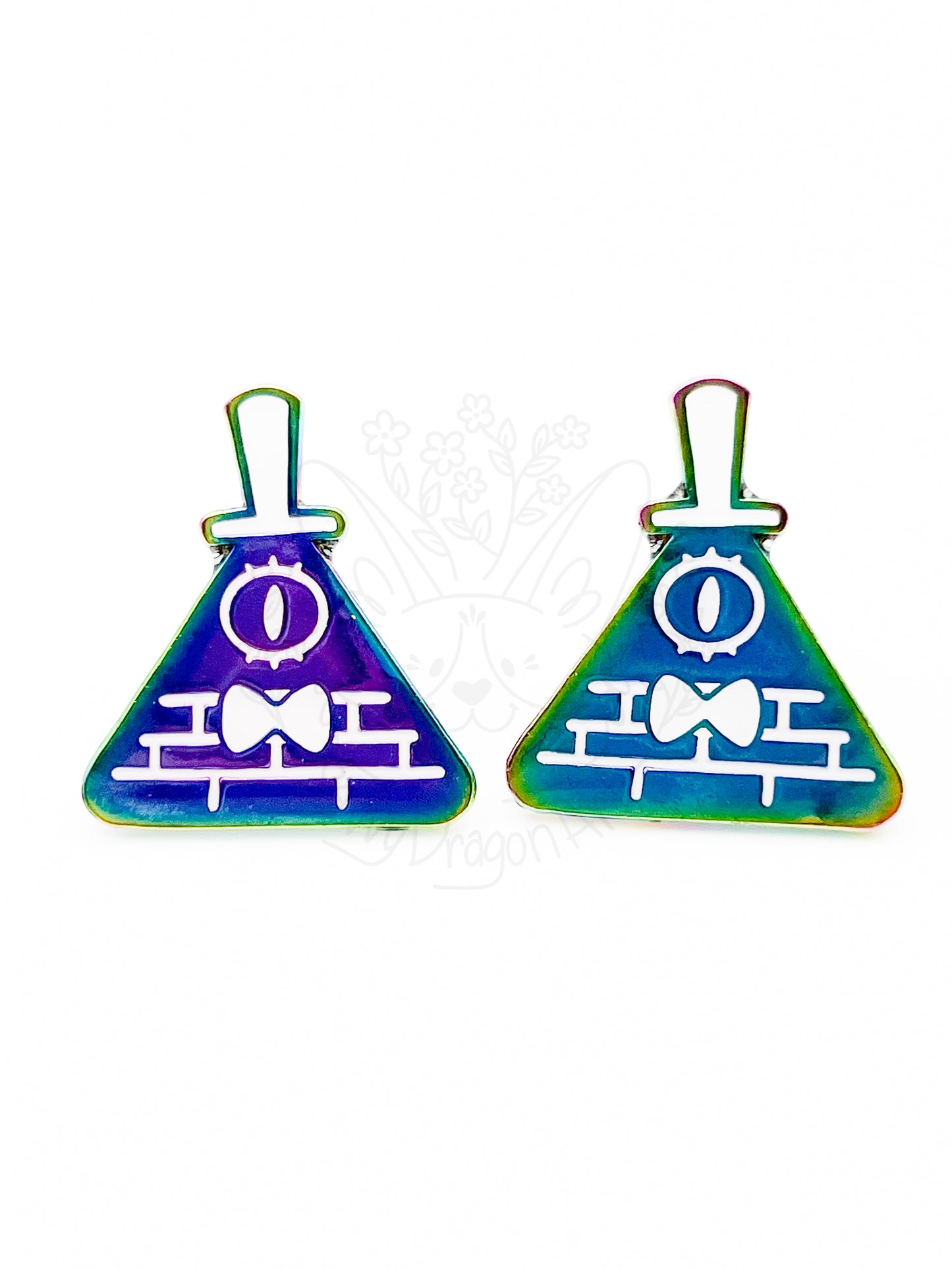 Bill Cipher - Weirdmageddon - Hard Enamel Pin Gravity Falls Adorable triangle pyramid stylized abstract cute simple