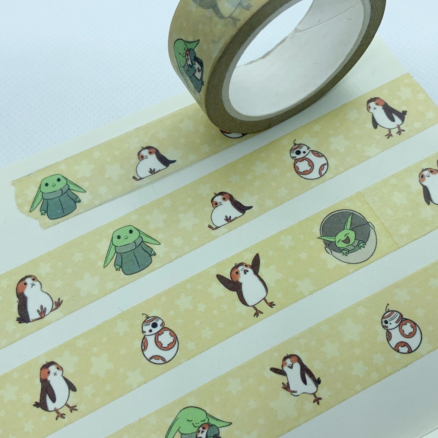 Little Child and friends Washi Tape - 15mmx10m decorative art washi masking tape green space galaxy cute kawaii stationary planner scrapbook