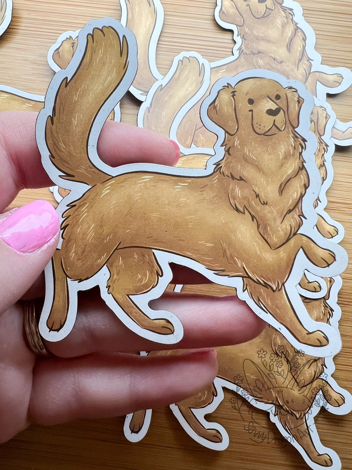 Golden Retriever Dog Magnet